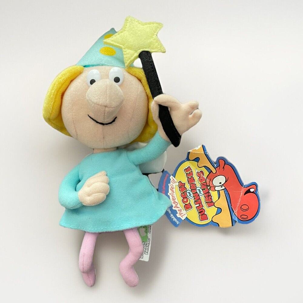 Fractured Fairy Plush Stuffins Rocky & Bullwinkle & Friends Limited Ed New OS